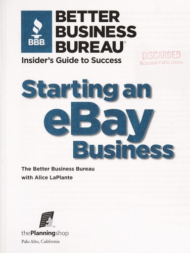 Starting an eBay Business
