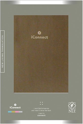 iConnect, Compact Silver LeatherLike (Holy Bible, New Living Translation)