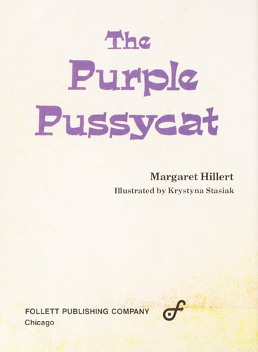 The purple pussycat (Follett just beginning-to-read-book)