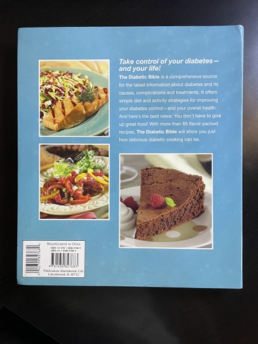 The Diabetic Bible CookEditors of Publications International LTD (2011) Paperback