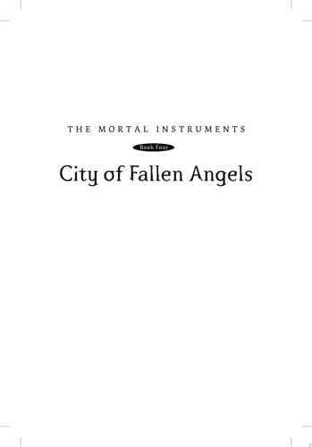 City of Fallen Angels
