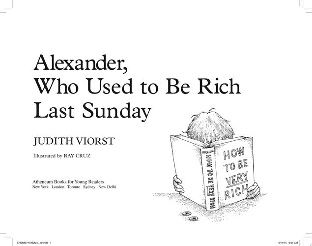 Alexander, Who Used to Be Rich Last Sunday