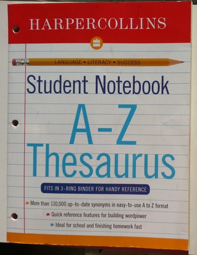 Harper Collins Student Notebook A-Z Thesaurus