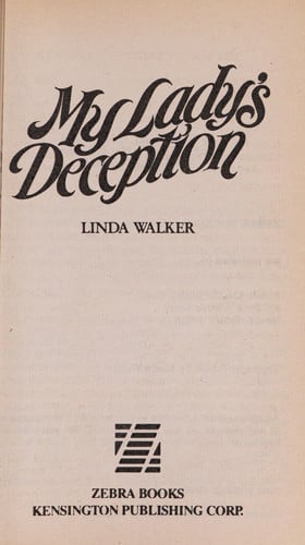 My Lady's Deception (A Zebra Regency Romance)
