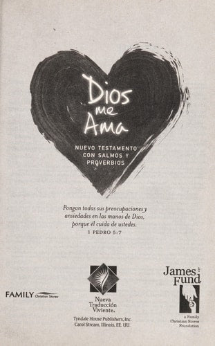 Dios me Ama NUEVA TESTAMENTO CON SALMOS Y PROVERBIOS