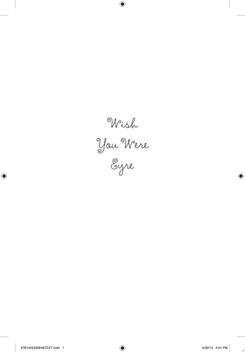 Wish You Were Eyre (The Mother-Daughter Book Club)