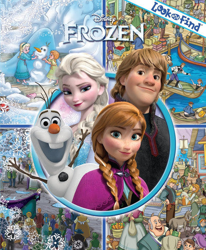 Disney Frozen Elsa, Anna, Olaf, and More! - Look and Find Activity Book - PI Kids