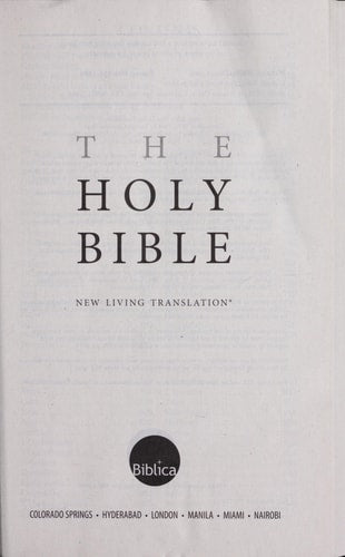 The Holy Bible: New Living Translation by Biblica (2004-05-04)
