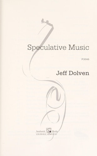 Speculative Music: Poems