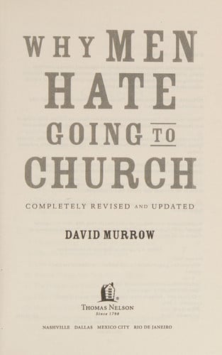 Why Men Hate Going to Church