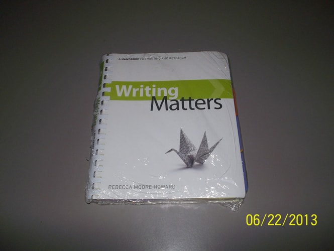 Writing Matters, tabbed (comb-bound)