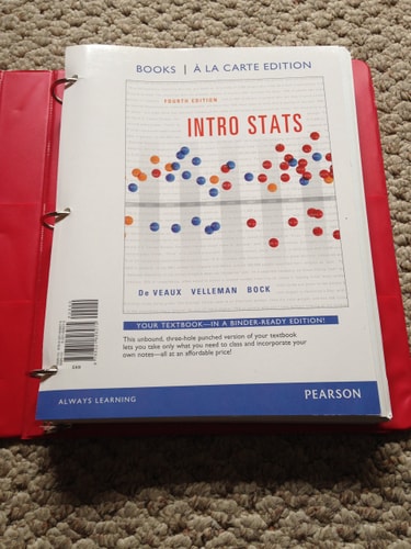 Intro Stats, Books a la Carte Edition