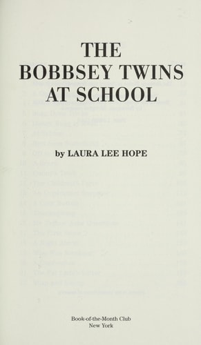 The Bobbsey Twins at School