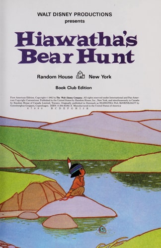 Walt Disney Productions presents Hiawatha's Bear Hunt (Disney's wonderful world of reading)