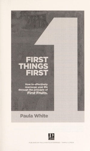 First Things First