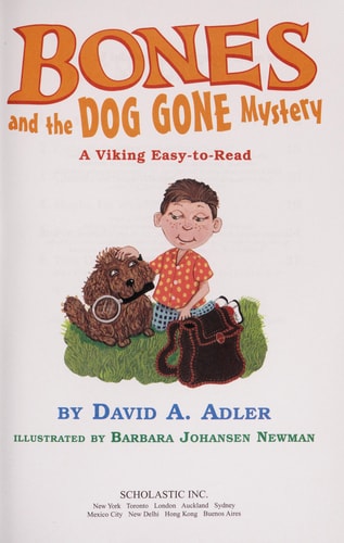 Bones and the Dog Gone Mystery (Viking Easy to Read - Level 2)