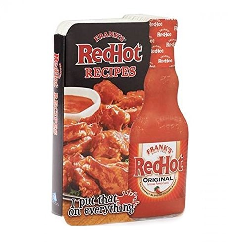 Frank's Red Hot Recipes Cookbook Custom Shaped Board Book