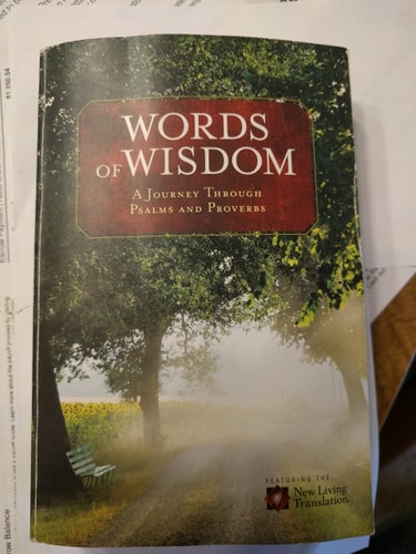 Words of Wisdom: A Journey Through Psalms and Proverbs
