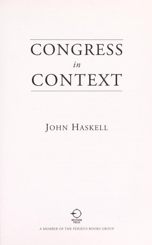Congress in Context