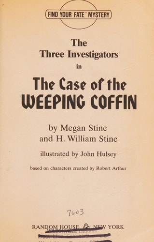 The Case of the Weeping Coffin (Find Your Fate Mystery, Three Investigators No. 1)