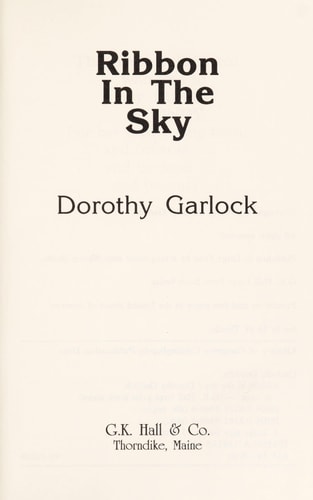 Ribbon in the Sky (G K Hall Large Print Book Series)