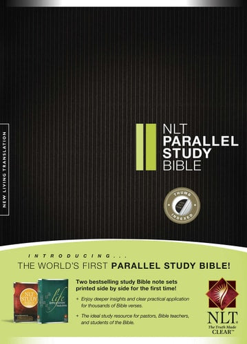NLT Parallel Study Bible (Hardcover, Indexed)