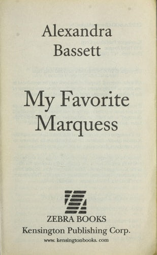 My Favorite Marquess