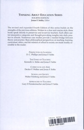 Approaches To Teaching (Thinking About Education Series)