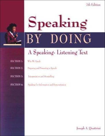 Speaking by Doing Student Edition