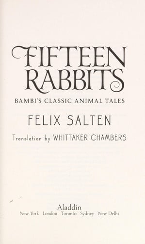 Fifteen Rabbits (Bambi's Classic Animal Tales)