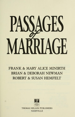 Passages of Marriage
