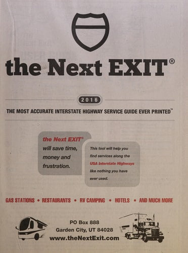 the Next EXIT 2016 (Next Exit: The Most Complete Interstate Highway Guide Ever Printed)