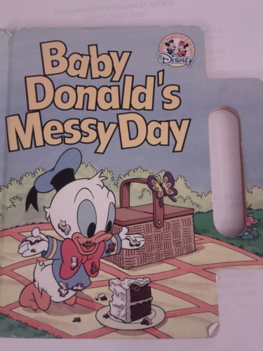 Baby Donald's messy day (Disney babies out & around)