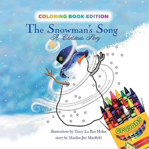 The Snowman's Song: A Christmas Story, Coloring Book Edition