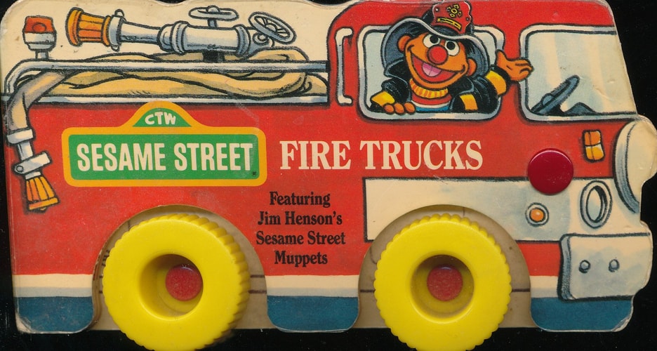 Sesame Street Fire Trucks (Wheel Books)