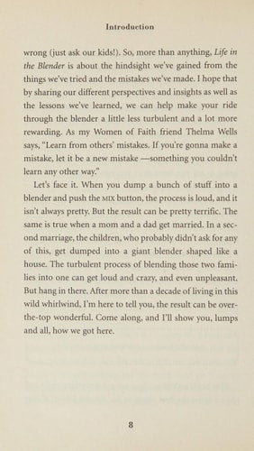 Life in the Blender: Blending Families, Lives and Relationships with Grace