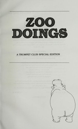 Zoo Doings Animal Poems