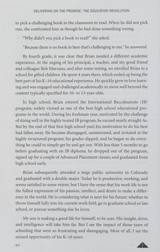 Delivering on the Promise: The Education Revolution