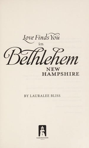 Love Finds You In Bethlehem New Hampshire