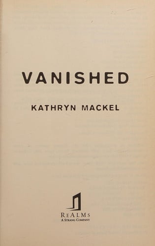 Vanished (Christian Chiller Series #1)