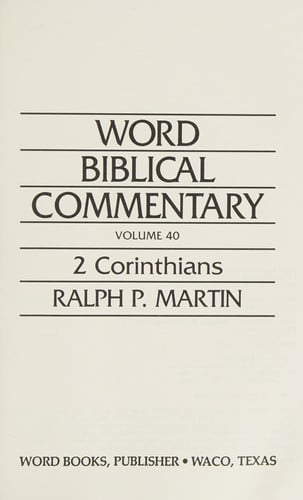 WBC: 2 Corinthians