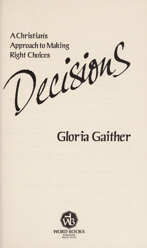 Decisions, a Christian's approach to making right choices