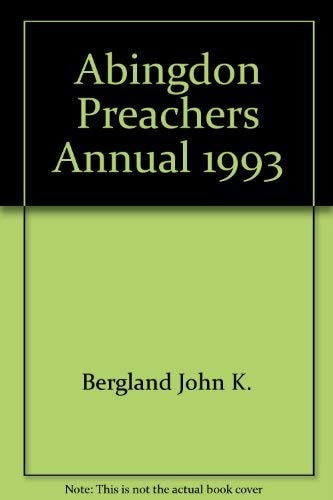 Abingdon Preaching Annual 1993