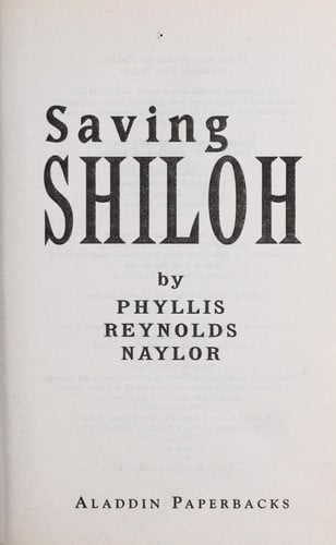 Saving Shiloh (The Shiloh Quartet)