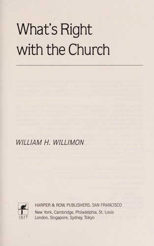 What's Right With the Church