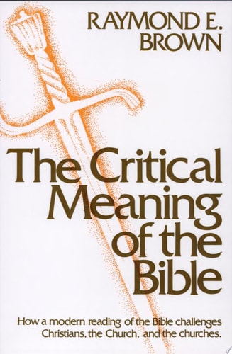 The Critical Meaning of the Bible
