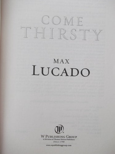 COME THIRSTY