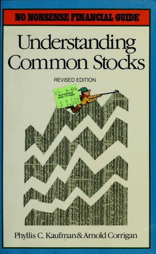 Understanding Common Stocks (No Nonsense Financial Guide)