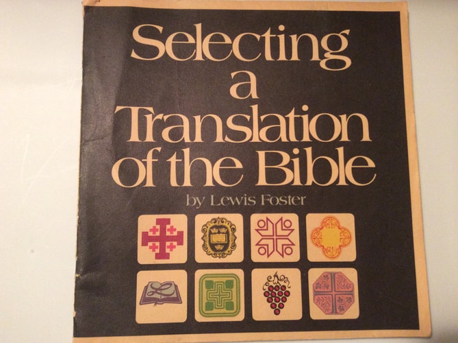 Selecting a translation of the Bible