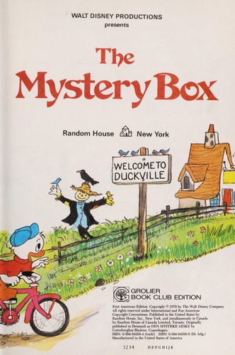 Walt Disney Productions presents The mystery box (Disney's wonderful world of reading)